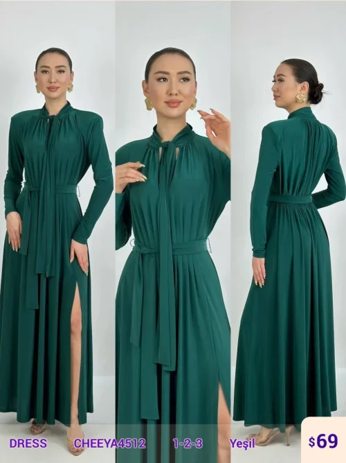Платье CHEEYA (Green, модель CHEEYA4512) оптом