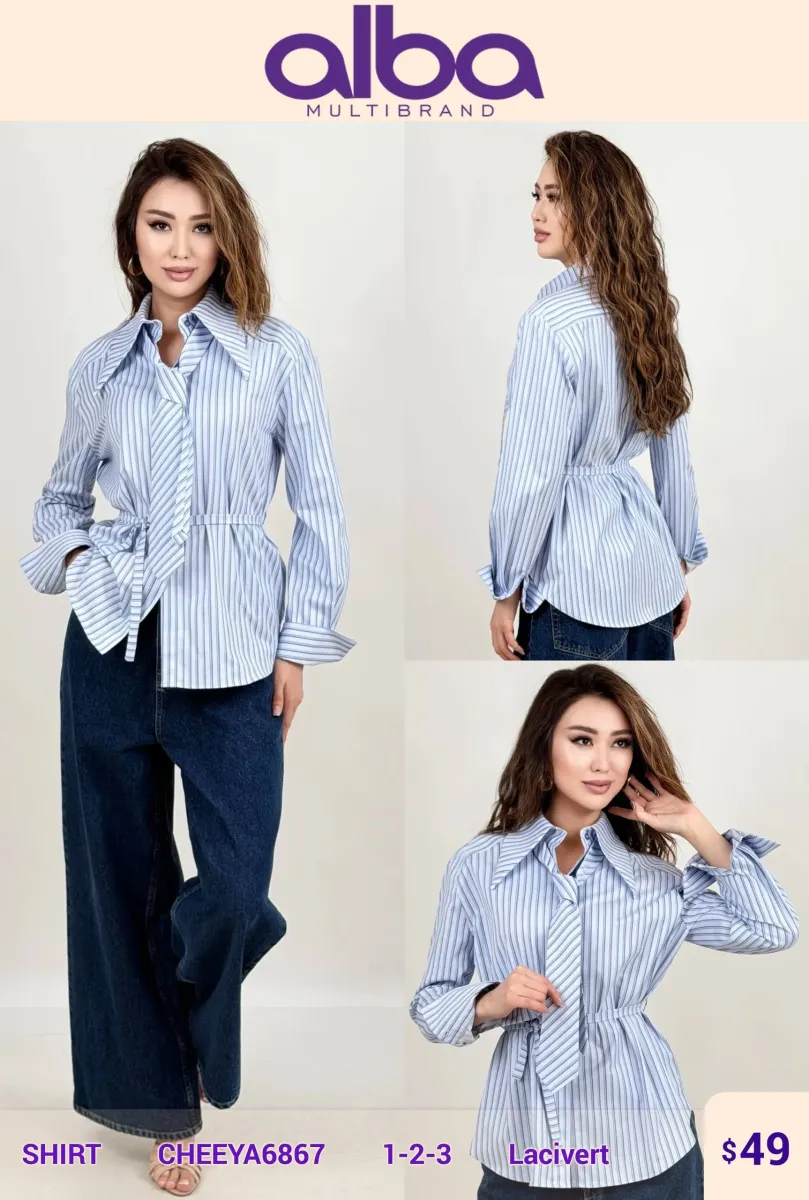 Рубашка CHEEYA (Navy, модель CHEEYA6867) оптом