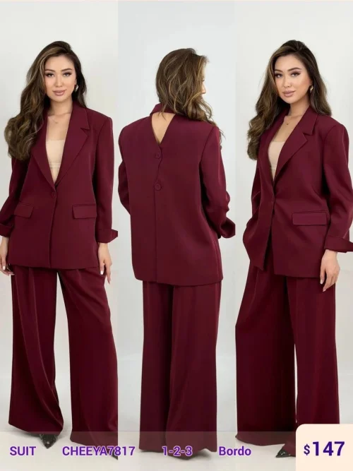 Костюмы и комплекты CHEEYA (Burgundy, модель CHEEYA7817) оптом