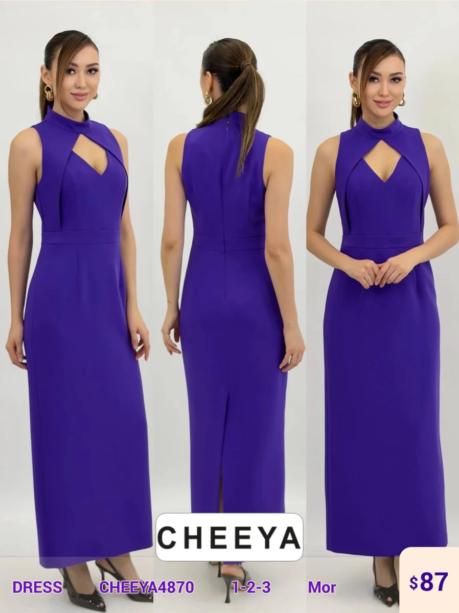 Платье CHEEYA (Purple, модель CHEEYA4870) оптом