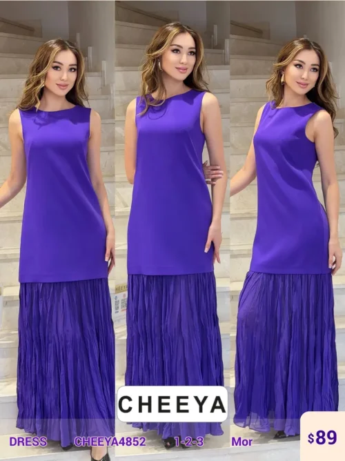 Платье CHEEYA (Purple, модель CHEEYA4852) оптом