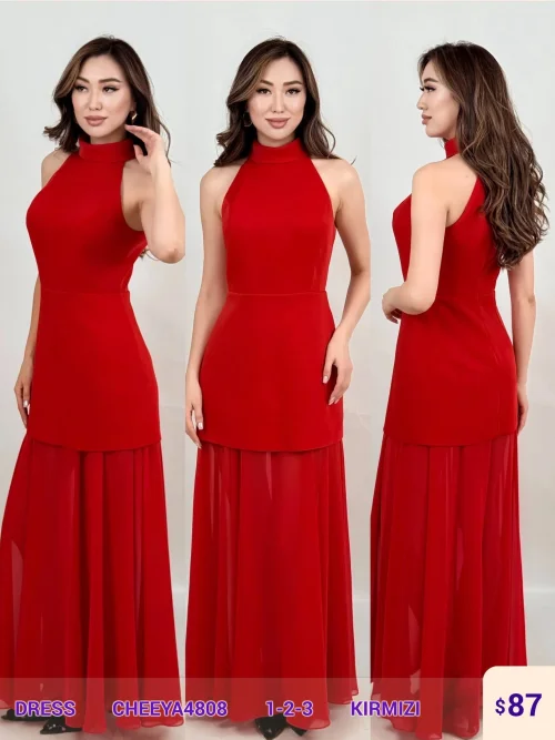 Платье CHEEYA (Red, модель CHEEYA4808) оптом