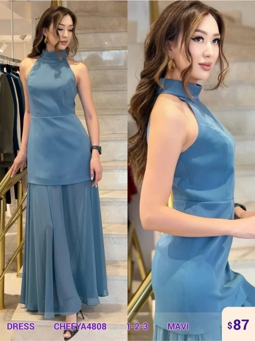 Платье CHEEYA (Blue, модель CHEEYA4808) оптом