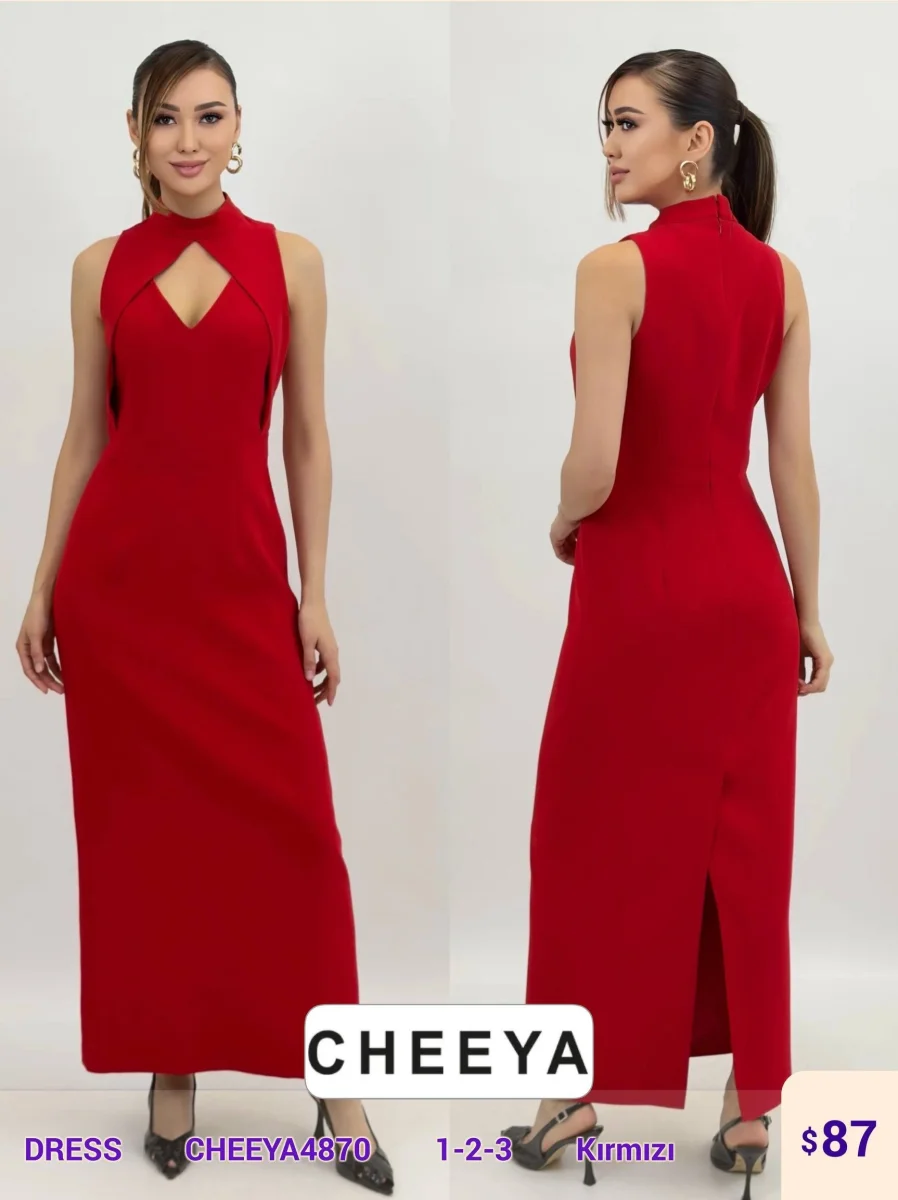 Платье CHEEYA (Red, модель CHEEYA4870) оптом