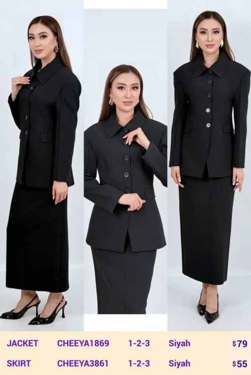 Юбка CHEEYA (Black, модель CHEEYA3861) оптом