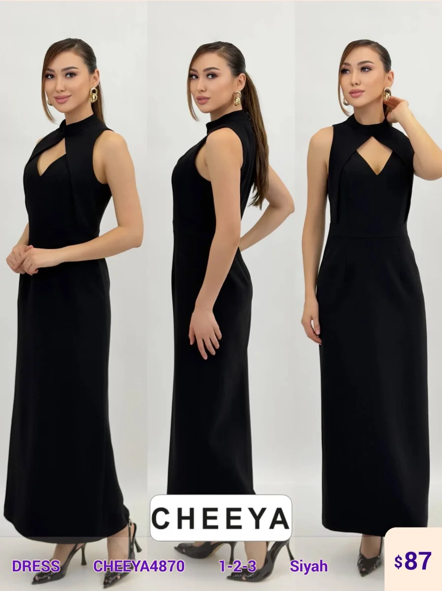 Платье CHEEYA (Black, модель CHEEYA4870) оптом