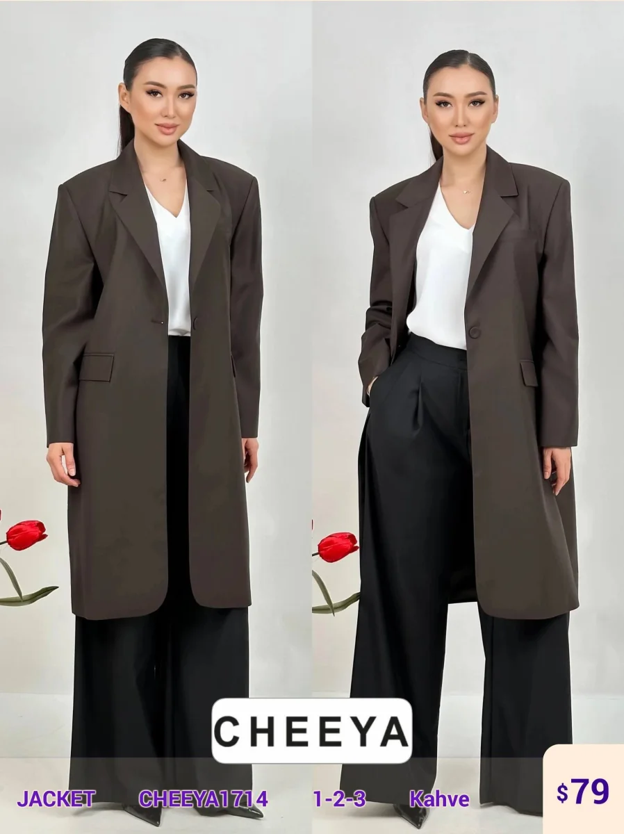 Жакет CHEEYA (Brown, модель CHEEYA1714) оптом