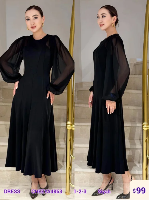 Платье CHEEYA (Black, модель CHEEYA4863) оптом