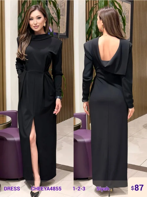 Платье CHEEYA (Black, модель CHEEYA4855) оптом