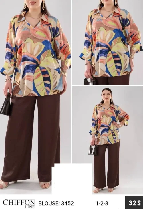 Блузка CHIFFON LINE (модель 3452) оптом