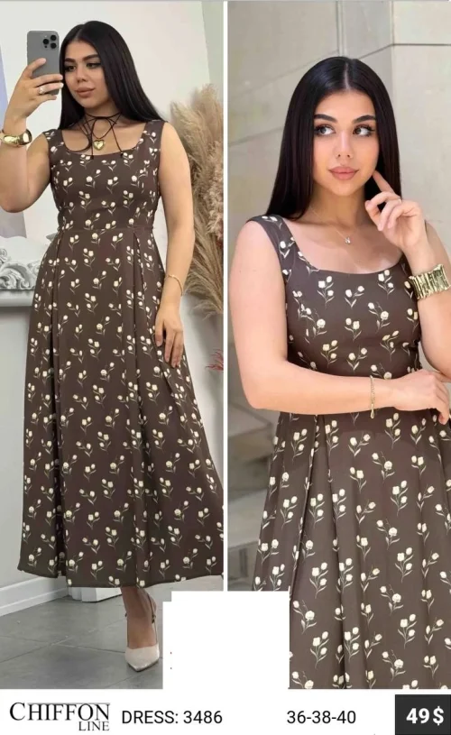 Платье CHIFFON LINE (модель 3486) оптом