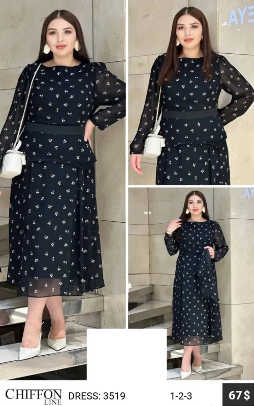 Платье CHIFFON LINE (Not specified, модель 3519) оптом