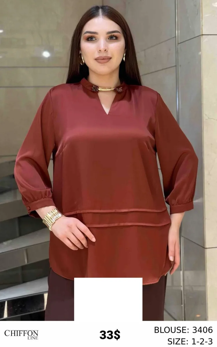 Блузка CHIFFON LINE (Not specified, модель 3406) оптом