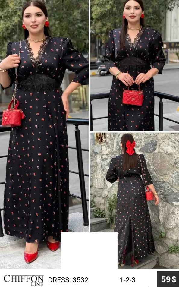 Платье CHIFFON LINE (Not specified, модель 3532) оптом