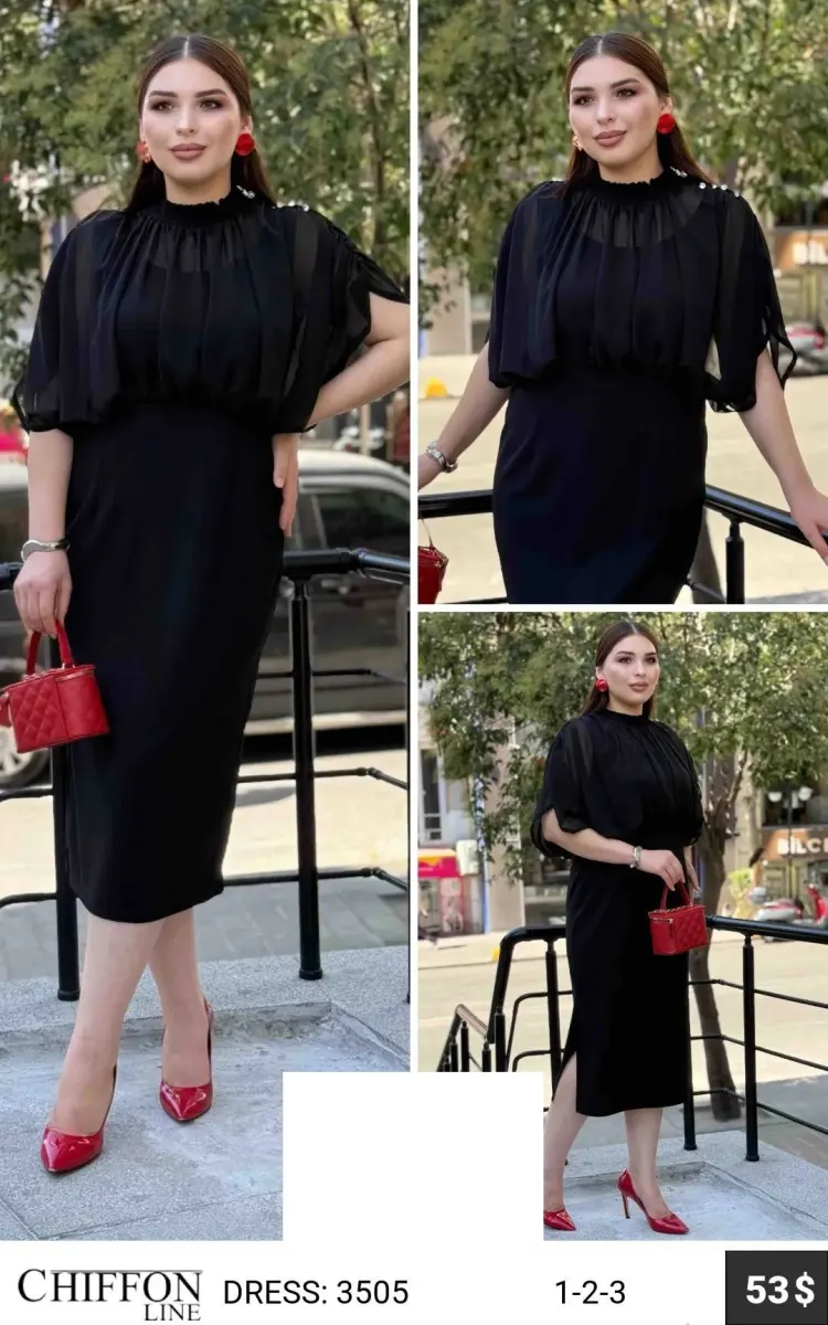 Платье CHIFFON LINE (Not specified, модель 3505) оптом