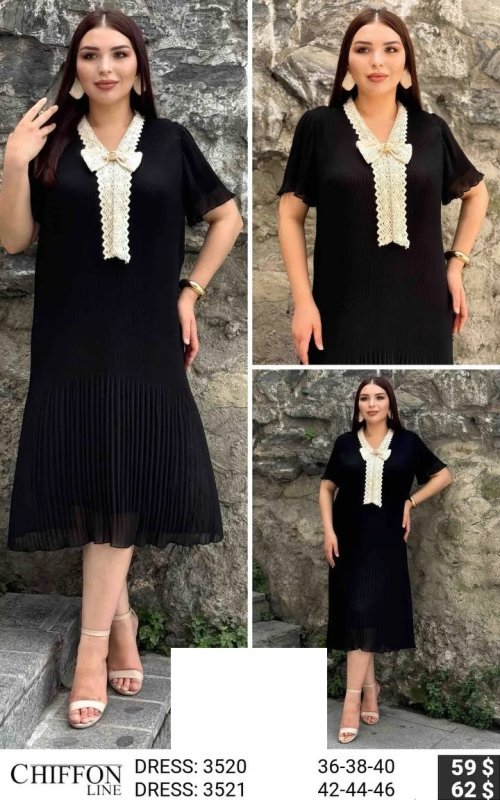Платье CHIFFON LINE (Not specified, модель 3521) оптом