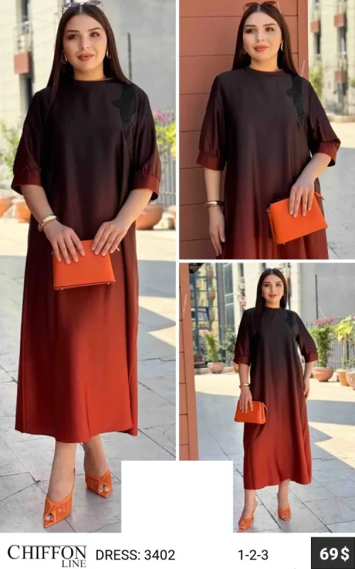 Платье CHIFFON LINE (Not specified, модель 3402) оптом