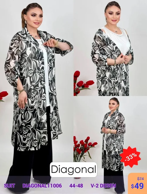 Костюм DİAGONAL (модель DIAGONAL11006) оптом