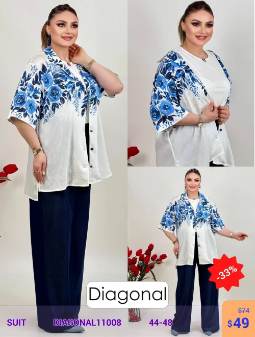 Костюм DİAGONAL (модель DIAGONAL11008) оптом