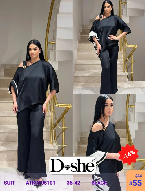 Костюм DİSHE (Черный, модель ATK3105101) оптом