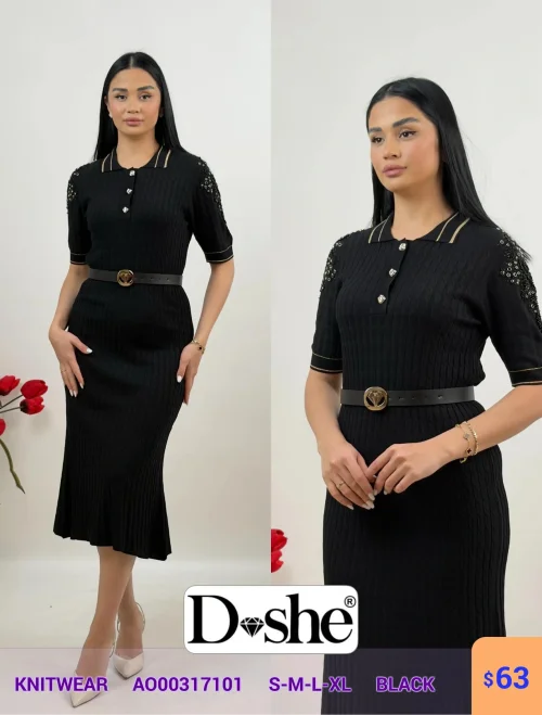 Knitwear DİSHE (Черный, модель A000317101) оптом