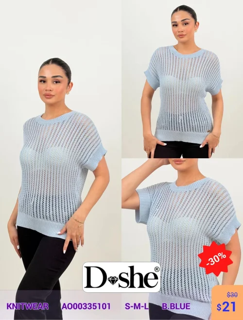 Knitwear DİSHE (Синий, модель A000335101) оптом