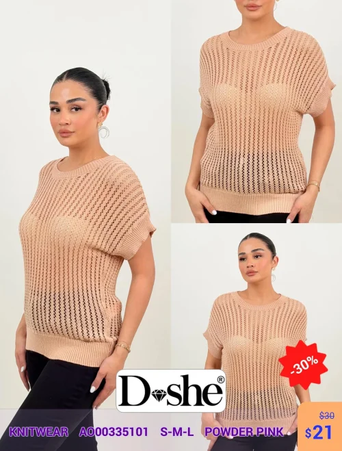 Knitwear DİSHE (Розовый, модель A000335101) оптом