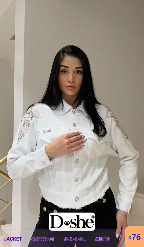 Жакет DİSHE (Белый, модель A5276101) оптом