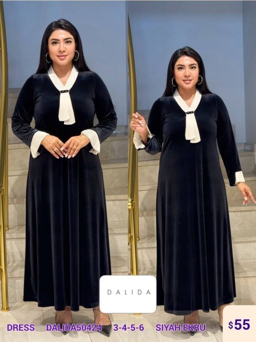 Платье DALIDA (Черный, модель DALIDA50424) оптом