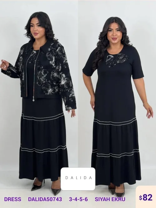 Платье DALIDA (Black, модель DALIDA50743) оптом