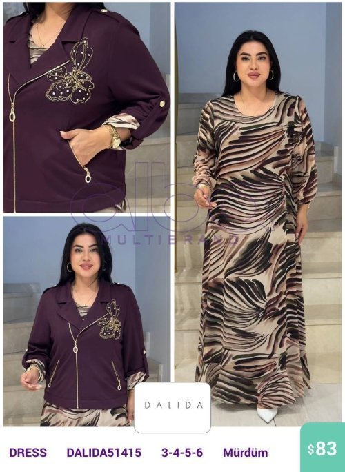 Платье DALIDA (Purple, модель DALIDA51415) оптом