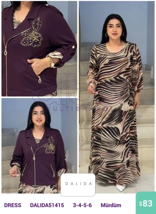 Платье DALIDA (Purple, модель DALIDA51415) оптом