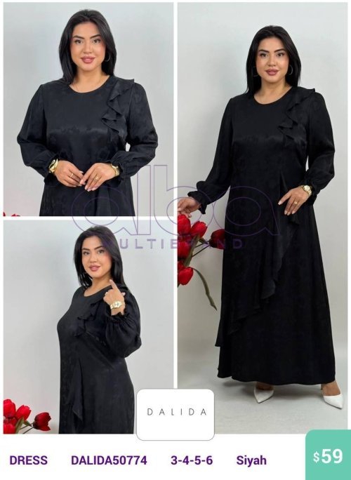 Платье DALIDA (Black, модель DALIDA50774) оптом