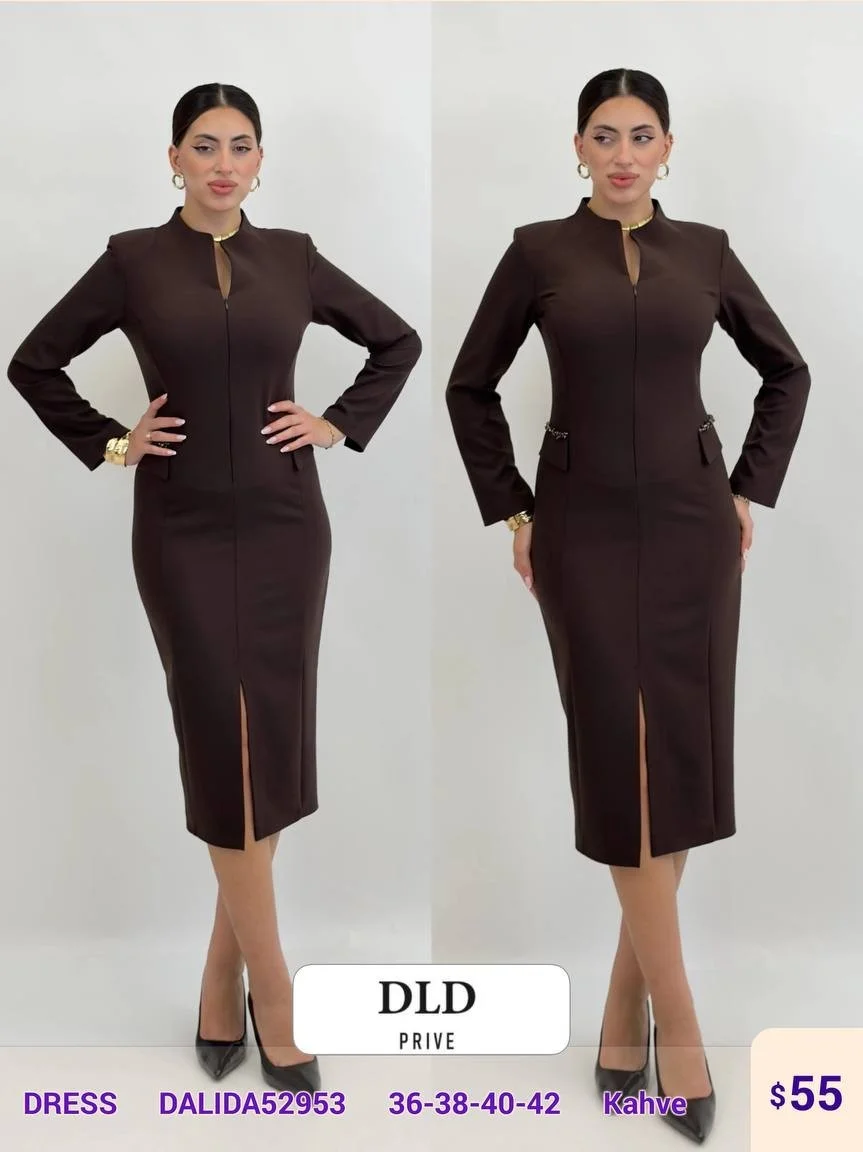 Платье DALIDA (Brown, модель DALIDA52953) оптом