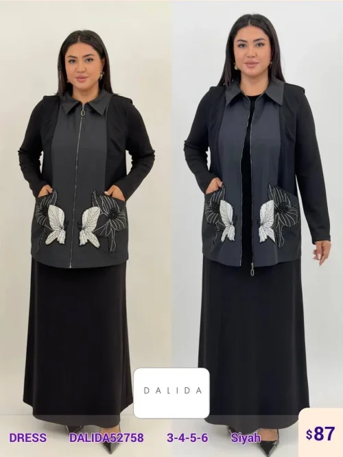 Платье DALIDA (Black, модель DALIDA52758) оптом