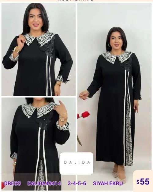 Платье DALIDA (Black, модель DALIDA49414) оптом