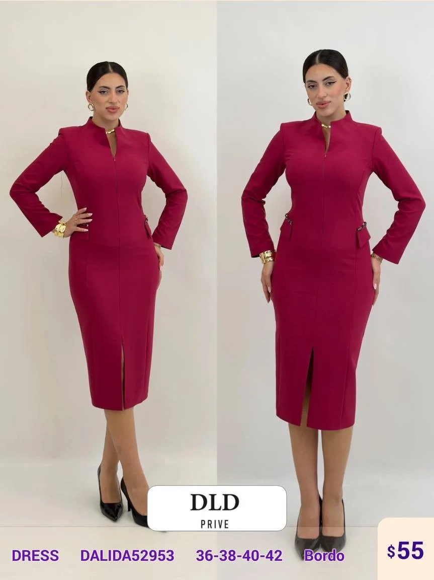 Платье DALIDA (Burgundy, модель DALIDA52953) оптом