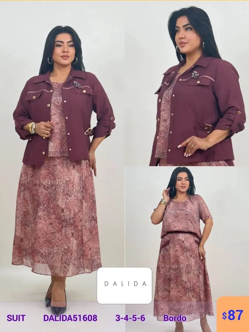 Костюмы и комплекты DALIDA (Burgundy, модель DALIDA51608) оптом