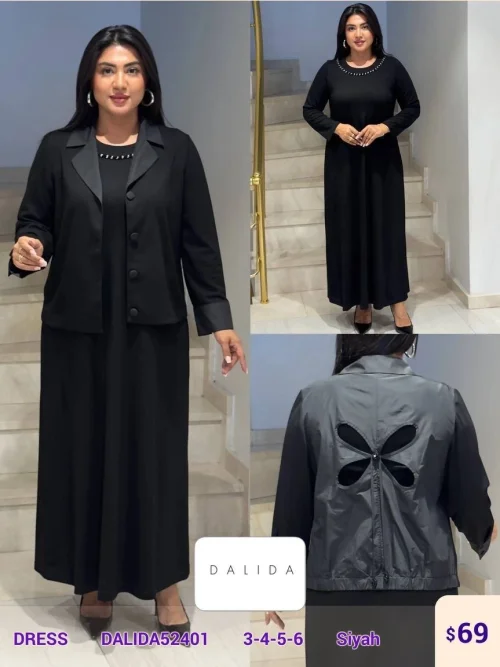 Платье DALIDA (Black, модель DALIDA52401) оптом