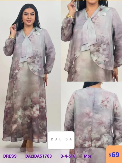 Платье DALIDA (Purple, модель DALIDA51763) оптом