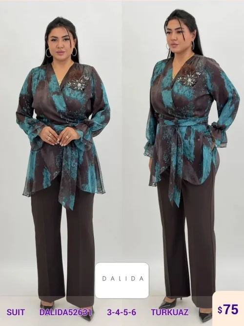 Костюмы и комплекты DALIDA (Turquoise, модель DALIDA52631) оптом