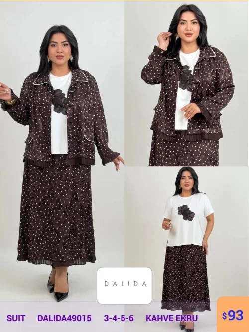 Костюм DALIDA (Коричневый, модель DALIDA49015) оптом