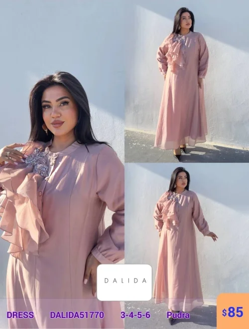 Платье DALIDA (Розовый, модель DALIDA51770) оптом