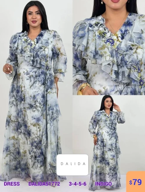 Платье DALIDA (Темно-синий, модель DALIDA51772) оптом