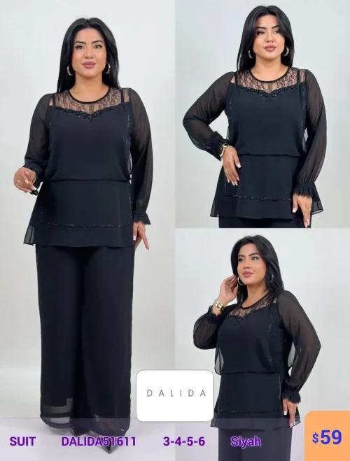 Костюм DALIDA (Черный, модель DALIDA51611) оптом