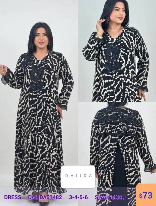 Платье DALIDA (Черный, модель DALIDA51482) оптом