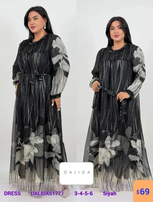 Платье DALIDA (Черный, модель DALIDA51771) оптом