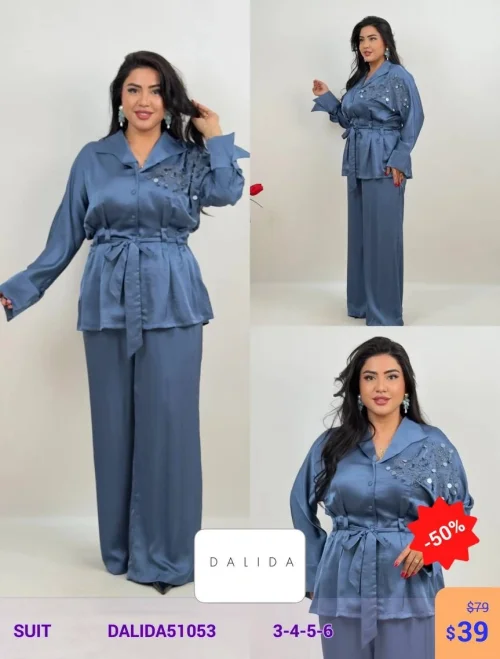 Костюм DALIDA (Синий, модель DALIDA51053) оптом
