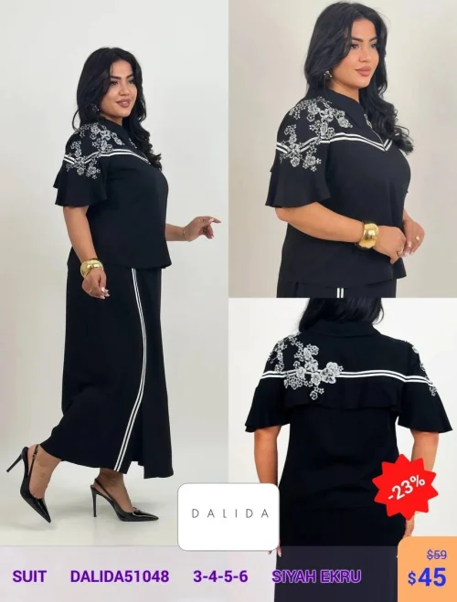 Костюм DALIDA (Черный, модель DALIDA51048) оптом