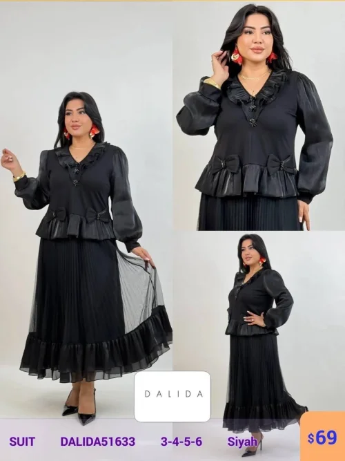 Костюмы и комплекты DALIDA (Черный, модель DALIDA51633) оптом